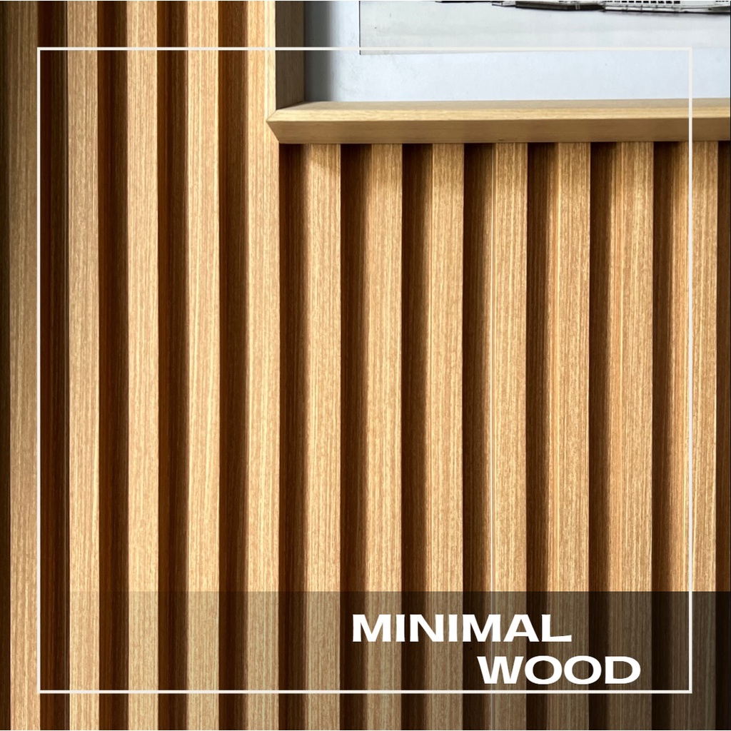 ไม้ระแนง WPC 4สี ยาว 45cm - 95cm ติดตั้งง่าย ผนังตกแต่ง 3D ตกแต่งหัวเตียง ครัว เคาน์เตอร์ พร้อมส่ง