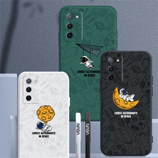 เคส Samsung A03S Case A02S A01 A10 A20S A21S A31 A51 A50 A50S A30S A10S M10S A02 M62 F62 A750 A7 2018 A30 A20 M10S A71โทรศัพท์มือถือ ลายนักบินอวกาศ สําหรับ TKR