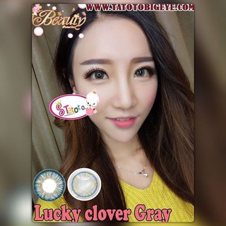 Lucky Clover Gray TATOTO Contact Lenses คอนแทคเลนส์ #91