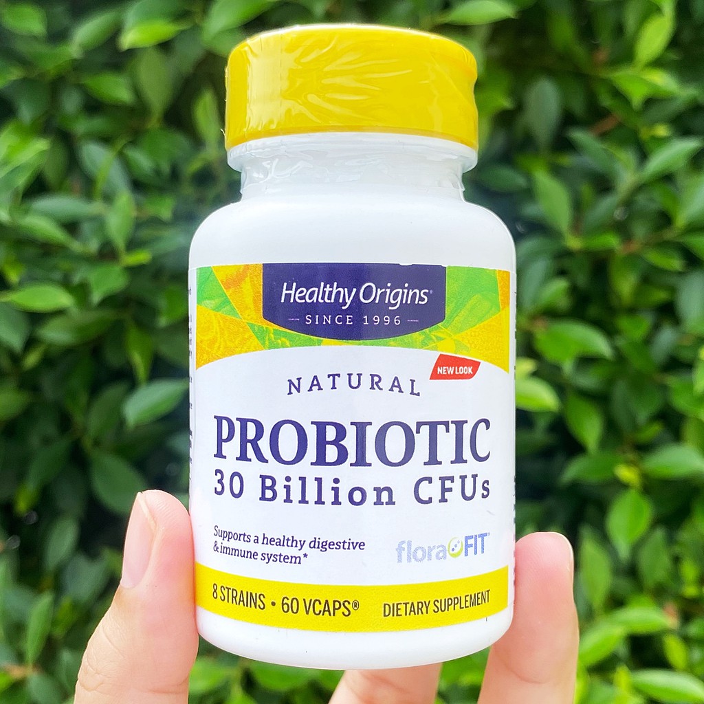 Probiotics โปรไบโอติคส์ 30 Billion CFU's, 60 Vcaps โปรไบโอติก (Healthy Origins®)