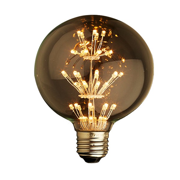 หลอดไฟ LED G125-LD1-3w ขั้ว E27 วินเทจ (หรี่ไฟได้)