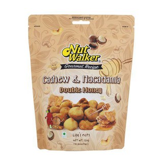 Nut Walker Cashew&amp;macadamia  Honey120g  นัทวอล์คเกอร์มะม่วงหิมพานต์และแมคคาเดเมียน้ำผึ้ง 120 กรัม
