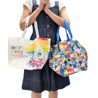 กระเป๋า shopping bag MICKEY - งานผ้าร่ม - มีทั้งหมด 2 ลาย - ขนาด 40×27×19 cm