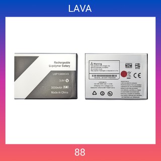 แบตเตอรี่ | LAVA 88 | LBP13000045 | Vol: 3.8V / 3000mAh / 11.4Wh | Phone Battery | LCD MOBILE