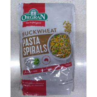 Orgran Buckwheat Pasta Spirals 250gm Orgran Buckwheat Pasta Spirals 250gm