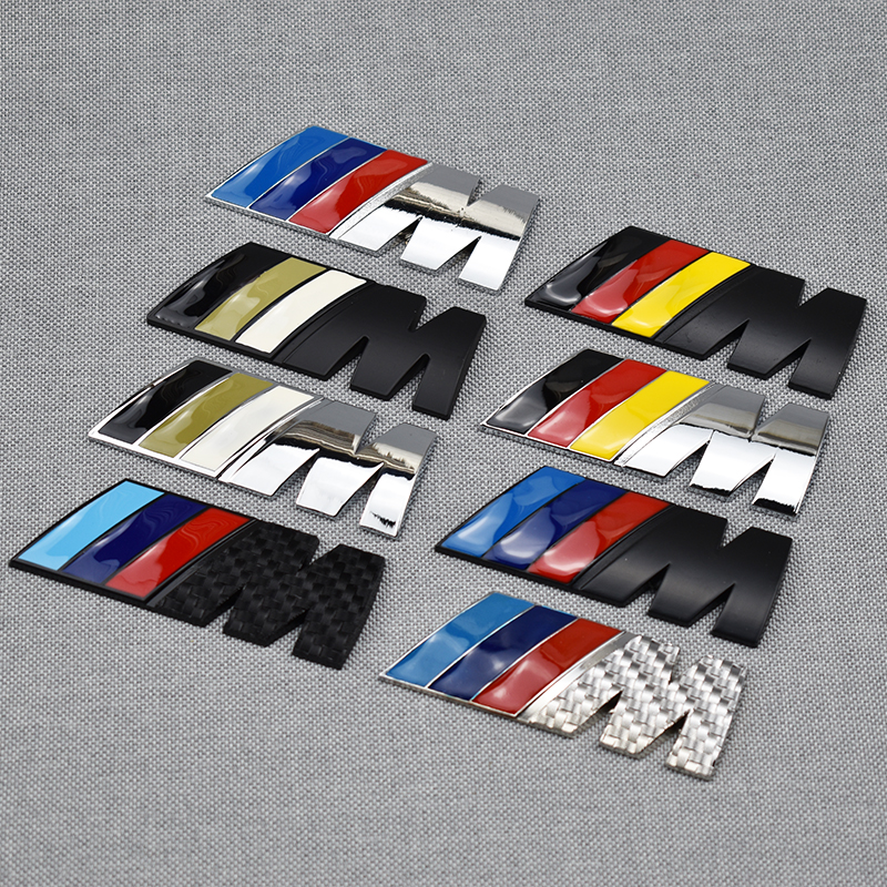 * * สําหรับ BMW Sports Car M Logo 三维 Body Rear Badge สติ๊กเกอร์ขนาดใหญ่