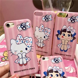 เคสไอโฟน มิลกี้&amp;คิตตี้ มีสายคล้องคอ 6,6+,7,7+,8,8+