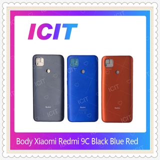 Body Xiaomi Redmi 9C  อะไหล่บอดี้ เคสกลางพร้อมฝาหลัง Body Xiaomi Redmi9C อะไหล่มือถือ ICIT-Display