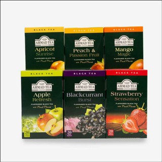 🍒 ชาผลไม้ AHMAD TEA 20 Tea Bags Fruit Black Tea