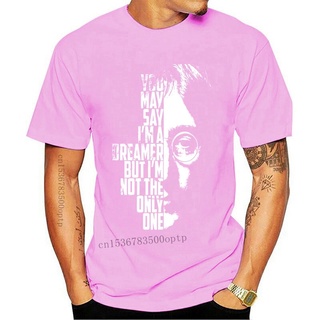 [S-5XL] เสื้อยืด พิมพ์ลาย John Lennon Imagine Song Lyric Art Wo สําหรับผู้ชาย