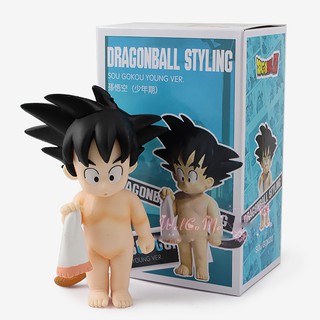 Figure ฟิกเกอร์ Model โมเดล DragonBall Z ดราก้อนบอล แซต STYLING Naked Young Son Goku ซุนโกคูตอนเด็ก