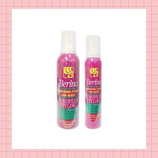 💈นาบิวตี้💈 เบอริน่า คอนดิชั่นนิ่ง สไตลิ่ง โฟมมูส Berina Conditioning Styling Foam