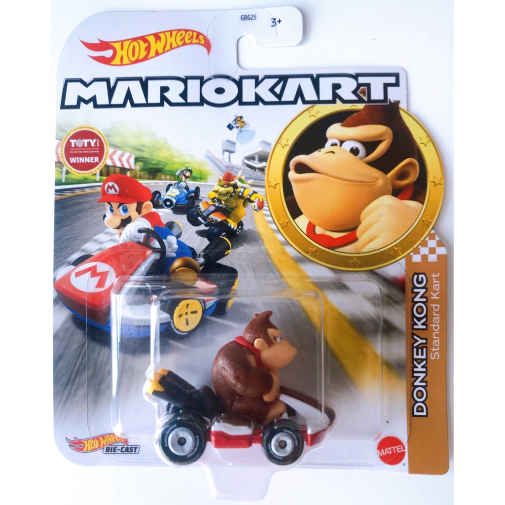Hot Wheels 987N-GBG25 Mario Kart Donkey Kong Standard Kart