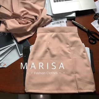 23สี SS-3XL 🌈กระโปรงทรงเอผ่าหน้า กระโปรงนักศึกษา กระโปรงทำงาน ผ้าฮานาโกะ🌈