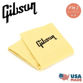GIBSON® ผ้าเช็ดกีตาร์ Guitar Polish Cloth ของแท้ MADE IN USA