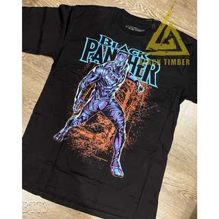 BT 73 Black Panther Wakanda เสื้อยืด สีดำ BT Black Timber T-Shirt ผ้าคอตตอน สกรีนลายแน่น S M L XL XXL