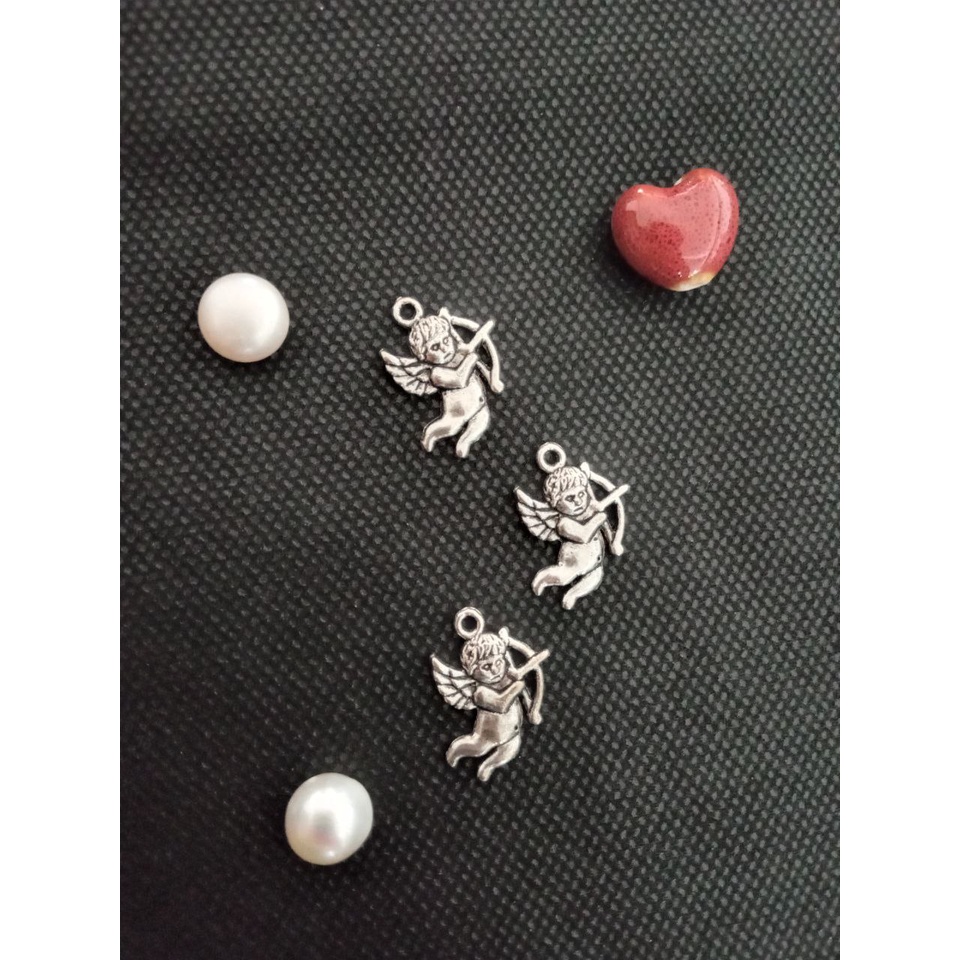 CHARM METAL PENDANT ANGEL LOVE