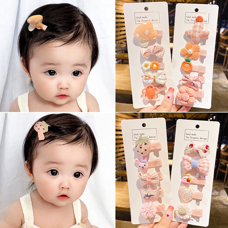 กิ๊บติดผมรูปตุ๊กตา Do Hurt ขนาดเล็กน่ารักอุปกรณ์เสริมสําหรับเด็ก