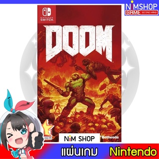 (มือ2) Nintendo Switch : DOOM แผ่นเกม มือสอง สภาพดี