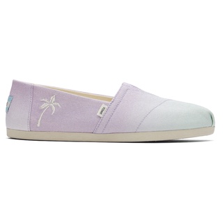 TOMS รองเท้าลำลองผู้หญิง แบบสลิปออน (Slip on) รุ่น Alpargata Lilac Ombre Canvas (A) รองเท้าลิขสิทธิ์แท้