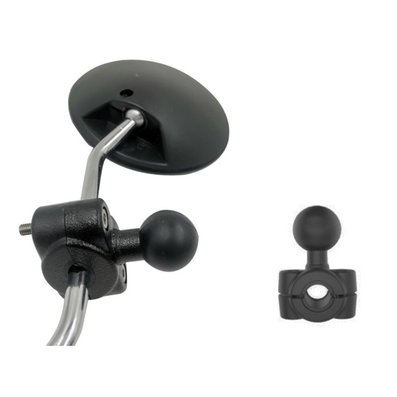 ขาจับแฮนด์ , ขาจับก้านกระจกมองหลัง , ขาใส่ช่องกระจกมองหลัง พร้อมหัวบอล Bracket For Motorcycle With Ball Head