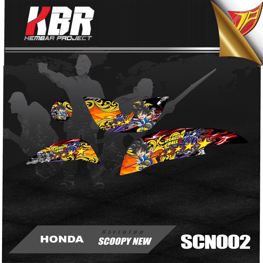 Striping Scoopy 2017 2018 2019 Fi / F1 New Honda Variation Motorcycle List Stickers List 02 variatio