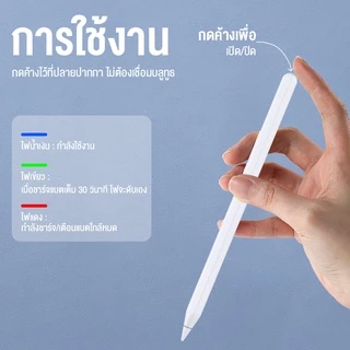 BASIKE ปากกาไอแพด ใช้สำหรับ iPa Air5 Air4 Air3 Gen10,9,8,7,6 Mini6 12.9/11 มินิ 6/ ปากกา Stylus Pencil 2 Pen วางมือบนจอ