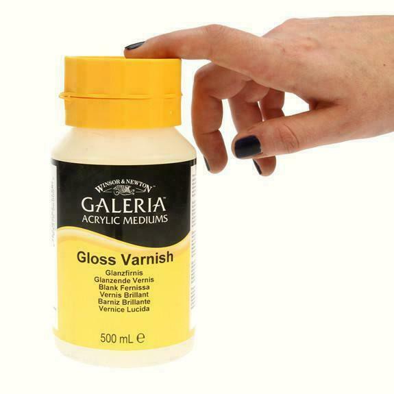 (พรีออเดอร์ 7-10 วัน)Winsor & Newton Galeria acrylic gloss varnish ขนาด 250/500 มล.#3040801/#3050801