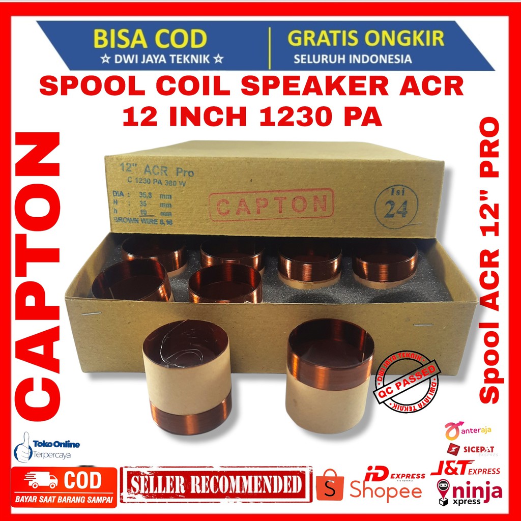 SPOL SPUL COIL SPEAKER ACR 12 INCH 1230 PA