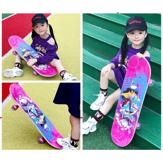 สเก็ตบอร์ด สเก็ตบอร์ดเด็ก 0-12ปี สเก็ตบอร์ดเด็กโต Skateboards เเท้ สเก็ตบอร์ดของเด็ก ผู้เริ่มต้นเล่น-มืออาชีพ 60cm