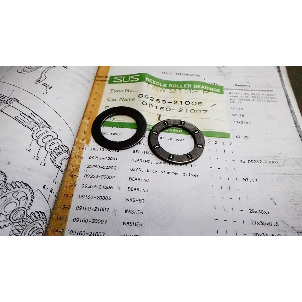 ลูกปืนแกนเกียร์ ซูซูกิ A100 - รูปที่ 2