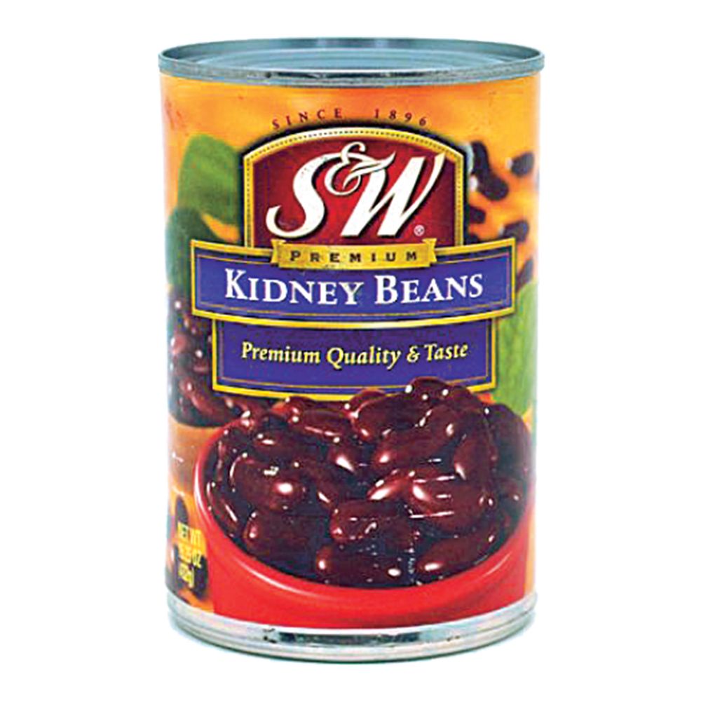 เอสแอนด์ดับบลิว ถั่วแดง 432 กรัม S&W Kidney Beans 432 g