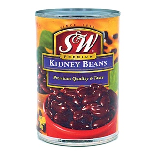 เอสแอนด์ดับบลิว ถั่วแดง 432 กรัม S&amp;W Kidney Beans 432 g