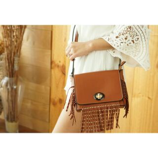 กระเป๋า💕Coach Dakotah fringe crossbody bag💕