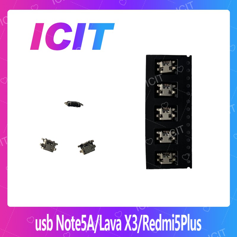 Xiaomi Note5A/Redmi 5Plus/Lava X3 อะไหล่ตูดชาร์จ ก้นชาร์จ（ได้5ชิ้นค่ะ) สินค้าพร้อมส่ง คุณภาพดี อะไหล