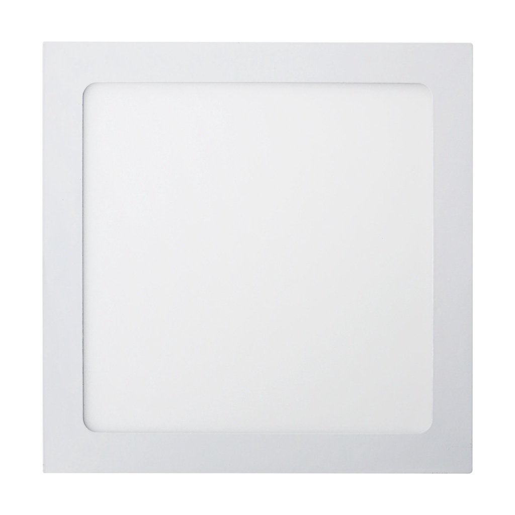 LAMPTAN โคมไฟดาวน์ไลท์ LED 18W แสงขาว (DL) ขนาด 8 นิ้ว 094/076 สี่เหลี่ยม สีขาว
