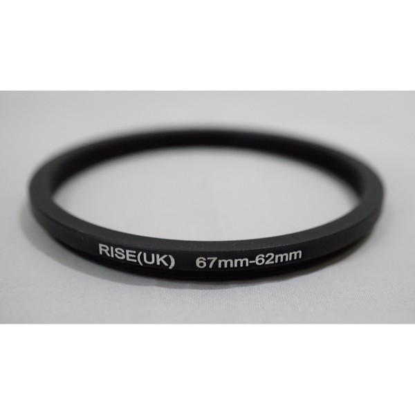 Rise Step Down Filter Ring Adapter 67mm - 62mm StepDown 67 mm - 62 mm