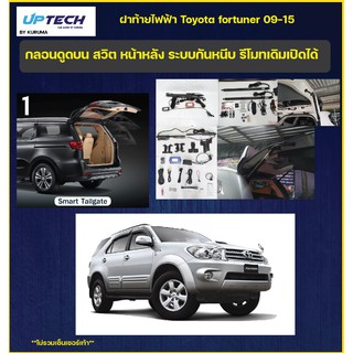 ฝาท้ายไฟฟ้า Toyota Fortuner 09-15 ระบบกันหนีบกลอนดูดบน รีโมทเดิมเปิดปิดได้