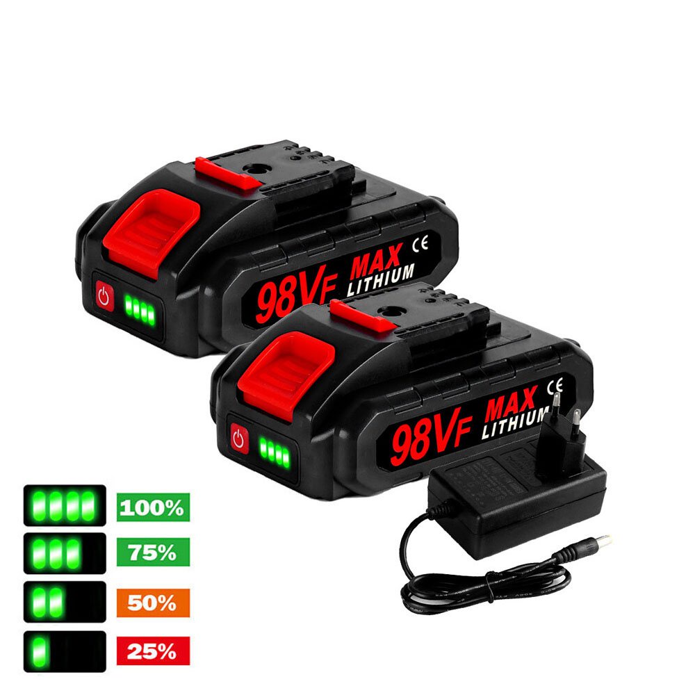 98VF Rechargeable Lithium Battery Replacement Battery For Mini Electric Chainsaw Reciprocating Saw P