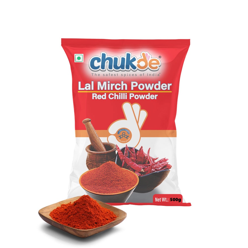 Chukde Red Chilli (Lal Mirch) Powder Indian Chilli 100g/500g