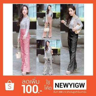 Jumpsuit ชุดจั้มสูทต่อลูกไม้   (8001)