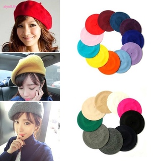 Fashion Beret British Painter Knitted Hat Bud Line Cap Han Banchao