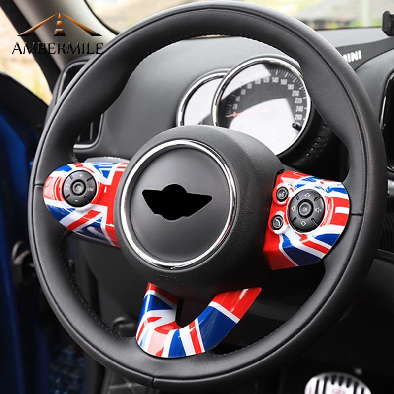 สติกเกอร์ตกแต่งพวงมาลัยรถยนต์ Mini Cooper F 55 F 54 F 56 F 57 F 60