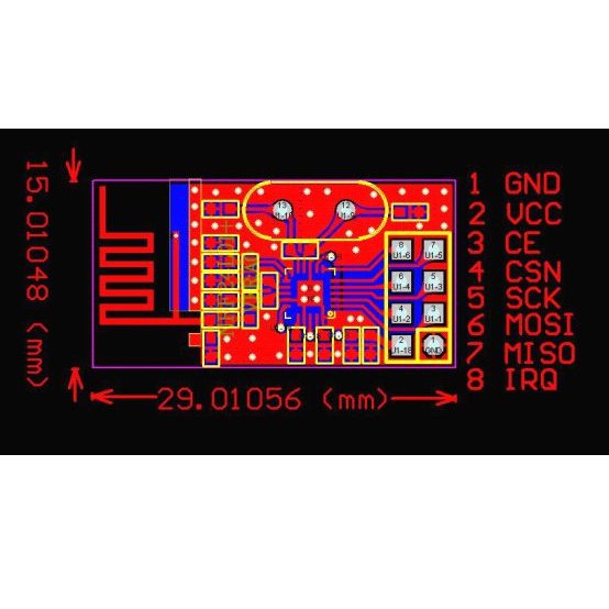 Nrf24l01+ โมดูลส่งสัญญาณข้อมูลไร้สาย 2.4GHz NRF24L01 NRF24L01+PA+LNA 1000 เมตร GT24 สําหรับ Ar