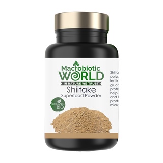 Organic/Bio Shiitake Mushroom Powder | ผงเห็ดหอม 100g