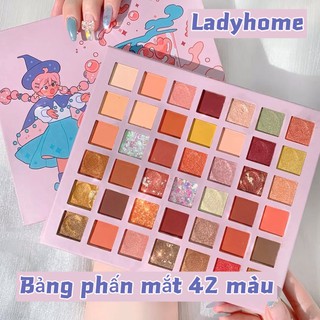 เครื่องสําอางพาเลทอายแชโดว์สีนู้ดติดทนนาน 42 สี