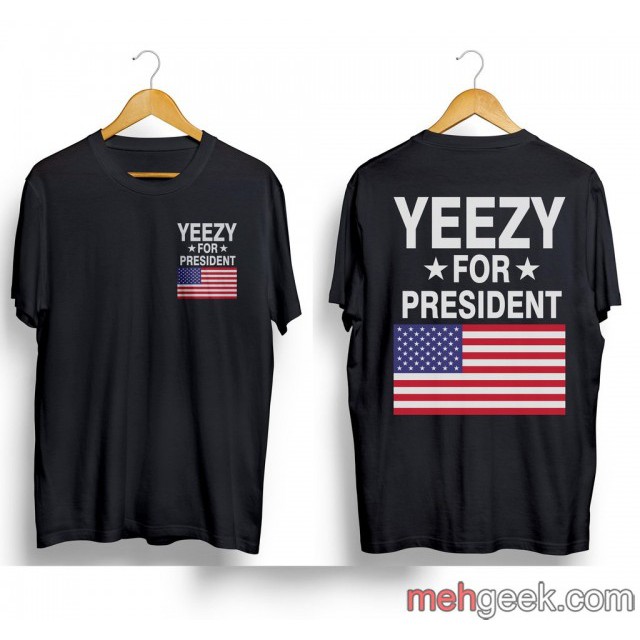 TRIPLESIX - เสื้อยืด - เสื้อยืด Yeezy สําหรับ President Kanye West