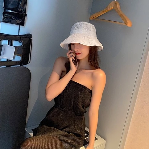 หมวกบังแดดแต่งลูกไม้ สไตล์ญี่ปุ่นเรโทรสำหรับผู้หญิง thumbnail 6