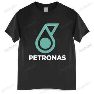 [COD]เสื้อยืด พิมพ์ลายโลโก้ Petronas Oil สีดํา แฟชั่นสําหรับผู้ชาย และผู้หญิงS-5XL