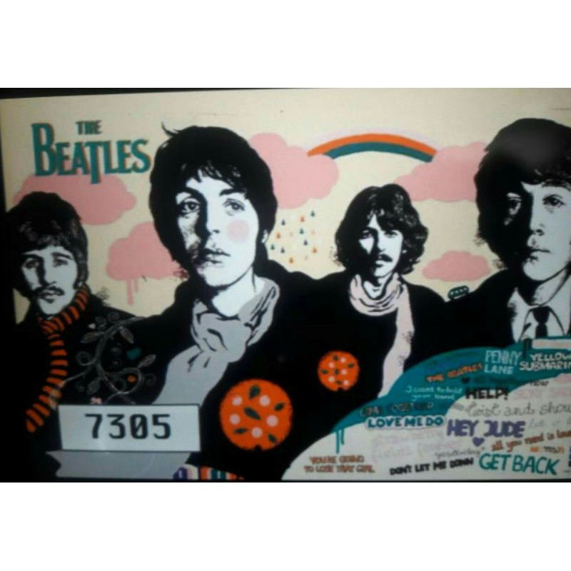 THE BEATLES POSTER 4 - ON SALE